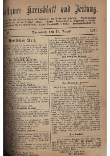 Gostyner Kreisblatt und Zeitung 1916.08.19 Nr 191
