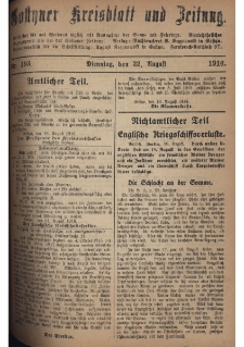 Gostyner Kreisblatt und Zeitung 1916.08.22 Nr 193