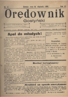 Orędownik Gostyński 1934.01.13 R.16 Nr 4