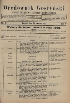 Orędownik Gostyński 1922.08.26 R.4 Nr 95