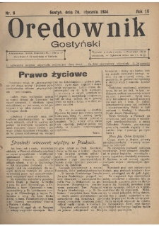 Orędownik Gostyński 1934.01.20 R.16 Nr 6