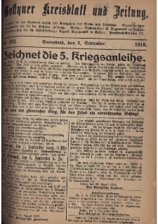 Gostyner Kreisblatt und Zeitung 1916.09.02 Nr 203