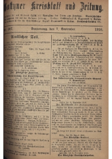 Gostyner Kreisblatt und Zeitung 1916.09.07 Nr 207