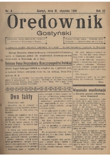 Orędownik Gostyński 1934.01.31 R.16 Nr 9