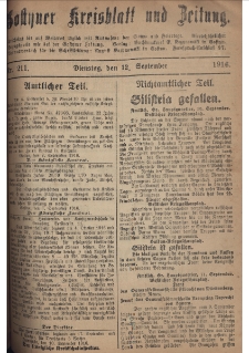 Gostyner Kreisblatt und Zeitung 1916.09.12 Nr 211