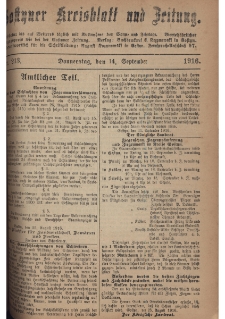 Gostyner Kreisblatt und Zeitung 1916.09.14 Nr 213