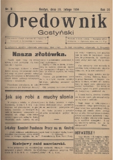 Orędownik Gostyński 1934.02.10 R.16 Nr 11
