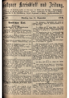 Gostyner Kreisblatt und Zeitung 1916.09.19 Nr 217