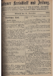Gostyner Kreisblatt und Zeitung 1916.09.20 Nr 218