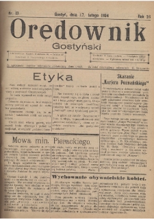 Orędownik Gostyński 1934.02.17 R.16 Nr 13