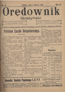 Orędownik Gostyński 1934.03.07 R.16 Nr 18