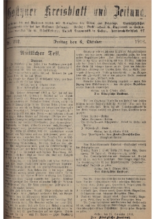 Gostyner Kreisblatt und Zeitung 1916.10.06 Nr 232