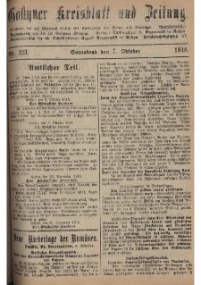 Gostyner Kreisblatt und Zeitung 1916.10.07 Nr 233