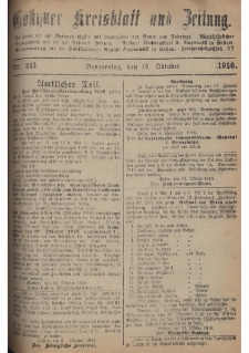 Gostyner Kreisblatt und Zeitung 1916.10.19 Nr 243
