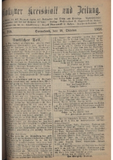 Gostyner Kreisblatt und Zeitung 1916.10.21 Nr 245