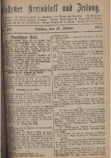 Gostyner Kreisblatt und Zeitung 1916.10.24 Nr 247