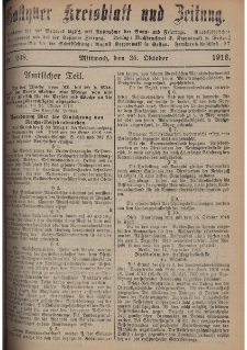 Gostyner Kreisblatt und Zeitung 1916.10.25 Nr 248