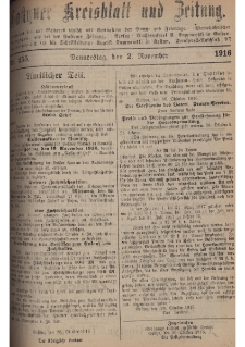Gostyner Kreisblatt und Zeitung 1916.11.02 Nr 255