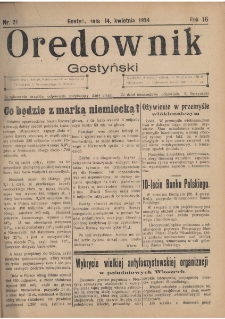 Orędownik Gostyński 1934.04.14 R.16 Nr 29