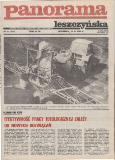 Panorama Leszczyńska 1988.04.25 r.10 Nr17(431)