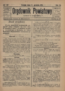 Orędownik Powiatowy 1922.12.13 R.4 Nr 126