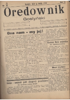 Orędownik Gostyński 1934.05.09 R.16 Nr 36
