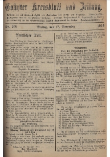 Gostyner Kreisblatt und Zeitung 1916.11.17 Nr 268