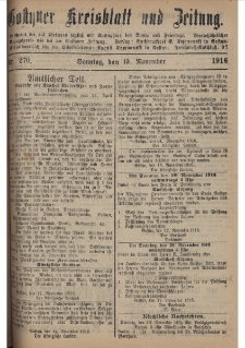 Gostyner Kreisblatt und Zeitung 1916.11.19 Nr 270