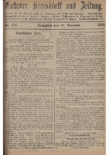 Gostyner Kreisblatt und Zeitung 1916.11.25 Nr 274
