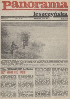 Panorama Leszczyńska 1988.05.22 R.10 Nr21(435)