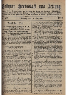 Gostyner Kreisblatt und Zeitung 1916.12.08 Nr 285
