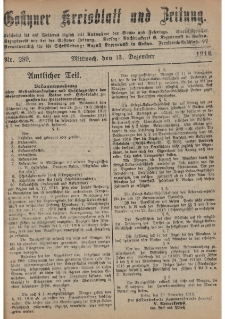 Gostyner Kreisblatt und Zeitung 1916.12.13 Nr 289