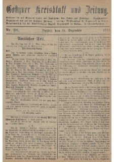Gostyner Kreisblatt und Zeitung 1916.12.15 Nr 291