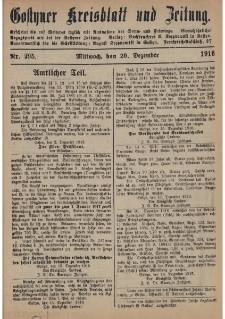 Gostyner Kreisblatt und Zeitung 1916.12.20 Nr 295