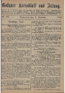 Gostyner Kreisblatt und Zeitung 1916.12.21 Nr 296