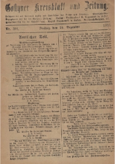 Gostyner Kreisblatt und Zeitung 1916.12.29 Nr 301
