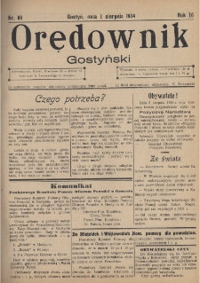 Orędownik Gostyński 1934.08.01 R.16 Nr 60