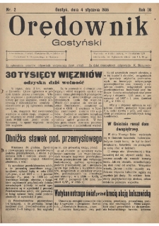Orędownik Gostyński 1936.01.04 R.18 Nr 2