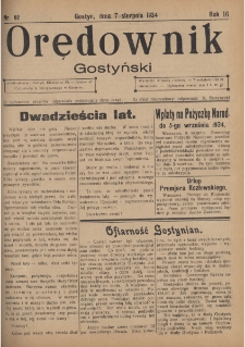 Orędownik Gostyński 1934.08.07 R.16 Nr