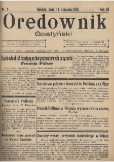 Orędownik Gostyński 1936.01.11 R.18 Nr 4