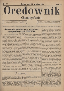 Orędownik Gostyński 1934.09.29 R.16 Nr 77