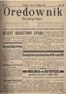Orędownik Gostyński 1936.02.12 R.18 Nr 13