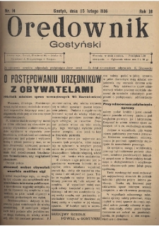 Orędownik Gostyński 1936.02.15 R.18 Nr 14