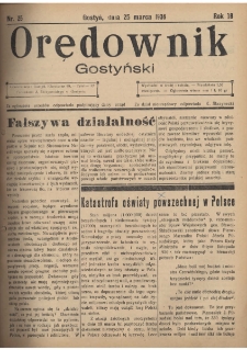 Orędownik Gostyński 1936.03.25 R.18 Nr 25