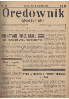 Orędownik Gostyński 1936.04.08 R.18 Nr 29