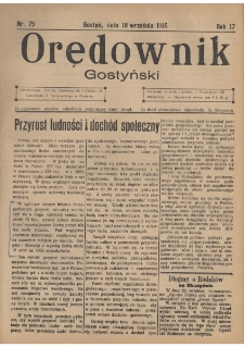 Orędownik Gostyński 1935.09.18 R.17 Nr 75