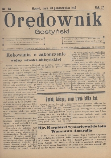 Orędownik Gostyński 1935.10.23 R.17 Nr 85
