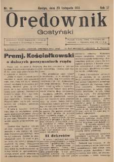 Orędownik Gostyński 1935.11.23 R.17 Nr 94
