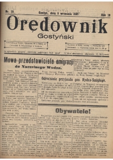 Orędownik Gostyński 1936.09.09 R.18 Nr 70