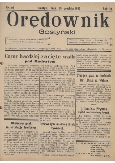 Orędownik Gostyński 1936.12.19 R.18 Nr 98